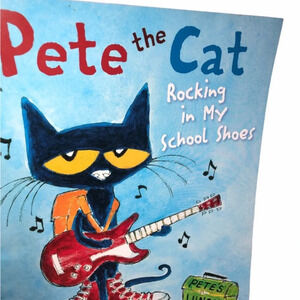 Pete the cat rocking in my school shoes paperback book
Art by James dean